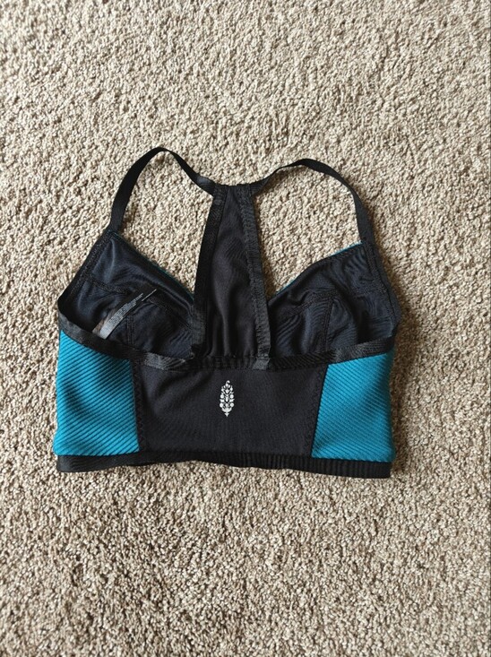 FP Movement by Free People Other - Free People Movement Ticket To Paradise Blue Black Sports Bra Size XS
